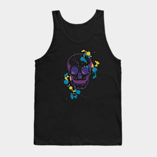 Graffiti Skull Tank Top